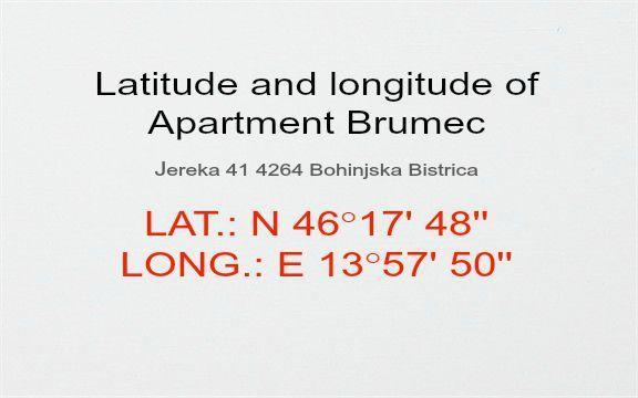 Apartment Brumec Bohinj Eksteriør bilde